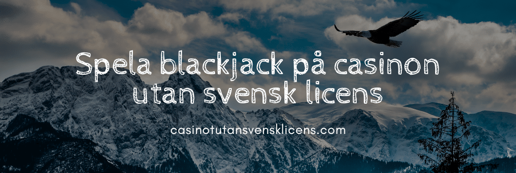 Spela blackjack på casinon utan svensk licens